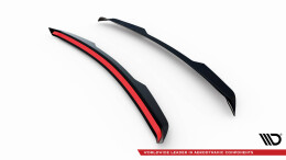 Heck Spoiler Aufsatz Abrisskante passend für Mazda 6 Kombi Mk3 Facelift schwarz Hochglanz