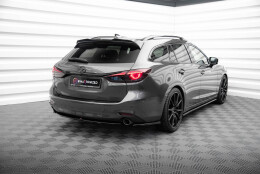 Heckansatz Mazda 6 Kombi Mk3 Facelift schwarz Hochglanz
