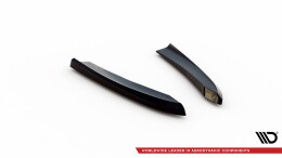 Heck Ansatz Flaps Diffusor passend für Mazda 6 Kombi Mk3 Facelift schwarz Hochglanz