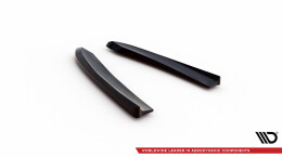 Heck Ansatz Flaps Diffusor passend für Mazda 6 Kombi Mk3 Facelift schwarz Hochglanz