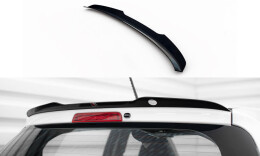 Heck Spoiler Aufsatz Abrisskante für Toyota Yaris Mk3 Facelift schwarz Hochglanz