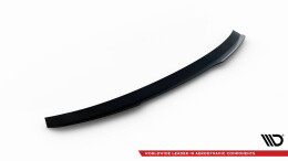 Heck Spoiler Aufsatz Abrisskante passend für Toyota Yaris Mk3 Facelift schwarz Hochglanz