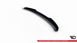 Heck Spoiler Aufsatz Abrisskante passend für Toyota Yaris Mk3 Facelift schwarz Hochglanz