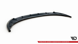 Cup Spoilerlippe Front Ansatz passend für Toyota Yaris Mk3 Facelift schwarz Hochglanz
