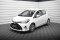 Cup Spoilerlippe Front Ansatz passend für Toyota Yaris Mk3 Facelift schwarz Hochglanz