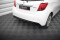 Mittlerer Cup Diffusor Heck Ansatz für Toyota Yaris Mk3 Facelift schwarz Hochglanz