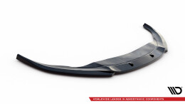 Cup Spoilerlippe Front Ansatz V.4 passend für Audi RS7 C7 schwarz Hochglanz