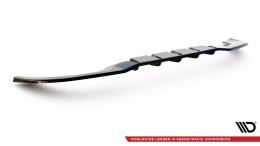 Mittlerer Cup Diffusor Heck Ansatz DTM Look passend für Mercedes-Benz A Hatchback AMG Line W177 schwarz Hochglanz