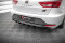 Heck Ansatz Diffusor passend für Seat Leon Cupra Sportstourer Mk3 schwarz Hochglanz