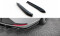 Heck Ansatz Flaps Diffusor V.1 passend für Seat Leon Cupra Sportstourer Mk3 schwarz Hochglanz