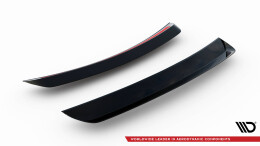 Heck Spoiler Aufsatz Abrisskante passend für Porsche Boxster 987 schwarz Hochglanz