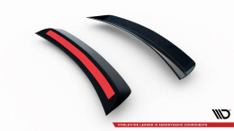 Heck Spoiler Aufsatz Abrisskante passend für Porsche Boxster 987 schwarz Hochglanz