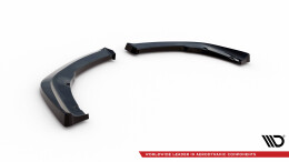 Heck Ansatz Flaps Diffusor passend für Porsche Boxster 987 schwarz Hochglanz