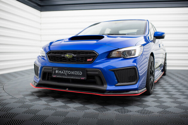 Cup Spoilerlippe Front Ansatz V.2 passend für Subaru WRX STI Mk1 Facelift