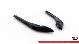 Heck Ansatz Flaps Diffusor V.2 für Subaru WRX STI Mk1  schwarz Hochglanz