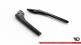 Heck Ansatz Flaps Diffusor V.2 passend für Subaru WRX STI Mk1 schwarz Hochglanz