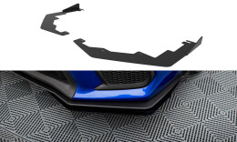 Front Stoßstange Flaps für Subaru WRX STI Mk1 Facelift schwarz Hochglanz