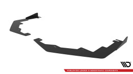 Front Stoßstange Flaps für Subaru WRX STI Mk1 Facelift schwarz Hochglanz