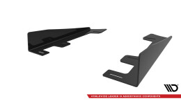 Hintere Seiten Flaps passend für Subaru WRX STI Mk1 schwarz Hochglanz