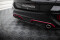 Mittlerer Cup Diffusor Heck Ansatz DTM Look passend für Kia Ceed GT Mk3 Facelift schwarz Hochglanz