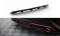 Mittlerer Cup Diffusor Heck Ansatz DTM Look passend für Kia Ceed GT Mk3 Facelift schwarz Hochglanz