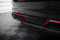 Mittlerer Cup Diffusor Heck Ansatz DTM Look passend für Kia Ceed GT Mk3 Facelift schwarz Hochglanz