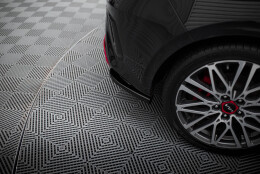 Heck Ansatz Flaps Diffusor passend für Kia Ceed GT Mk3 Facelift schwarz Hochglanz
