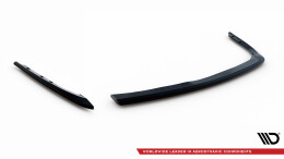 Heck Ansatz Flaps Diffusor passend für BMW 3er Touring E91 schwarz Hochglanz