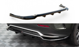 Mittlerer Cup Diffusor Heck Ansatz DTM Look passend für Lexus NX F-Sport Mk2 schwarz Hochglanz