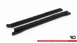 Street+ Seitenschweller Leisten passend für Lexus NX F-Sport Mk2 schwarz Hochglanz