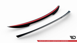 Heck Spoiler Aufsatz Abrisskante passend für Jaguar XE R-Dynamic X760 Facelift schwarz Hochglanz