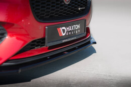 Cup Spoilerlippe Front Ansatz passend für Jaguar XE R-Dynamic X760 Facelift schwarz Hochglanz
