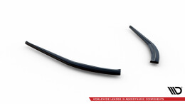 Heck Ansatz Flaps Diffusor für Jaguar XE R-Dynamic X760 Facelift schwarz Hochglanz
