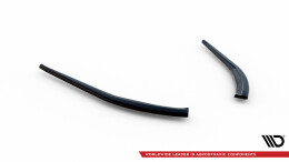 Heck Ansatz Flaps Diffusor passend für Jaguar XE R-Dynamic X760 Facelift schwarz Hochglanz