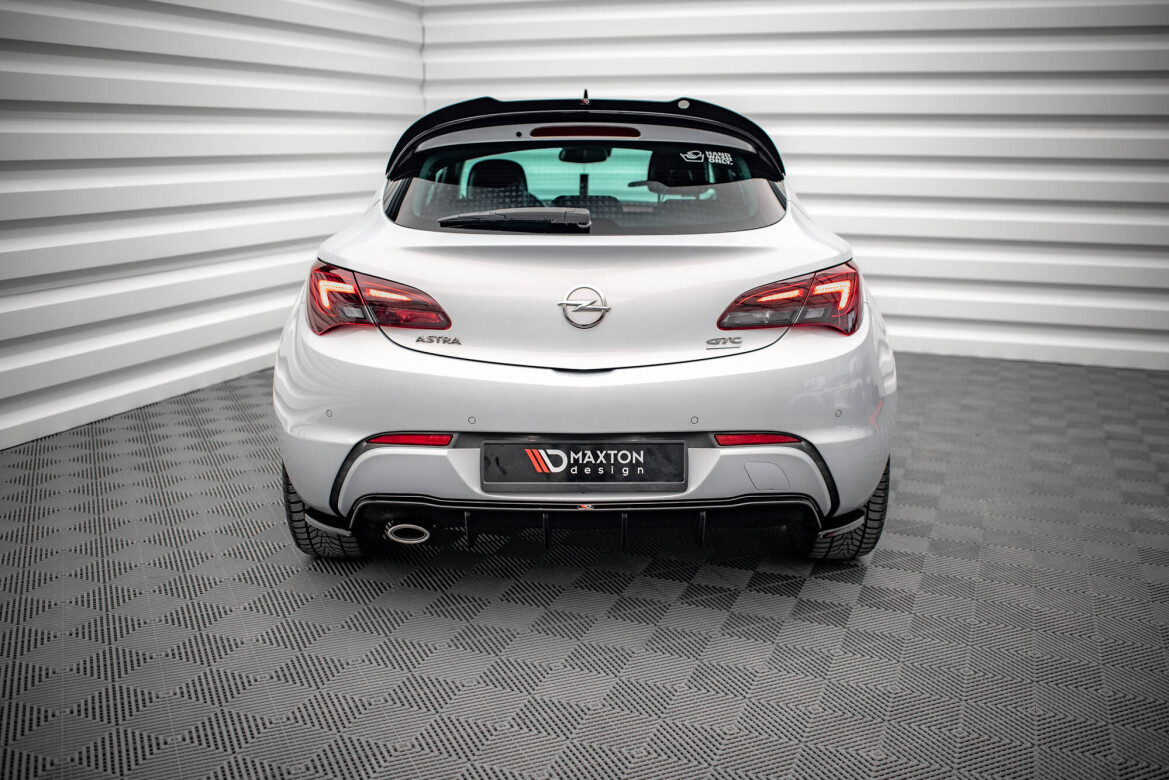 RDX Heck Diffusor Für OPEL Astra J GTC Heck Ansatz Schürze