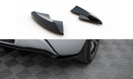 Heck Ansatz Flaps Diffusor V.2 für Opel Astra GTC OPC-Line J schwarz Hochglanz