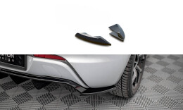 Heck Ansatz Flaps Diffusor V.2 passend für Opel Astra GTC OPC-Line J schwarz Hochglanz