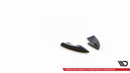Heck Ansatz Flaps Diffusor V.2 passend für Opel Astra GTC OPC-Line J schwarz Hochglanz