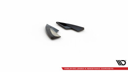 Heck Ansatz Flaps Diffusor V.2 passend für Opel Astra GTC OPC-Line J schwarz Hochglanz