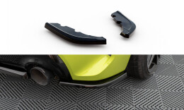Heck Ansatz Flaps Diffusor V.7 passend für BMW 1er M-Paket / M135i F40 schwarz Hochglanz