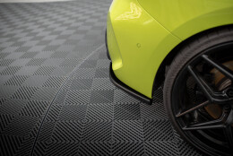 Heck Ansatz Flaps Diffusor V.7 passend für BMW 1er M-Paket / M135i F40 schwarz Hochglanz