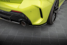 Heck Ansatz Flaps Diffusor V.7 passend für BMW 1er M-Paket / M135i F40 schwarz Hochglanz