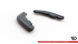 Heck Ansatz Flaps Diffusor V.7 passend für BMW 1er M-Paket / M135i F40 schwarz Hochglanz