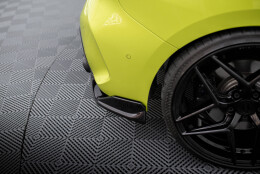 Heck Ansatz Flaps Diffusor V.8 für (Für heckansatz v.1) BMW 1er M-Paket /  M135i / 128ti F40 schwarz Hochglanz