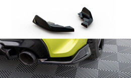 Heck Ansatz Flaps Diffusor V.8 passend für (passend für heckansatz v.1) BMW 1er M-Paket / M135i F40 schwarz Hochglanz