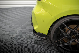 Heck Ansatz Flaps Diffusor V.9 passend für BMW 1er M-Paket / M135i F40 schwarz Hochglanz