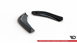 Heck Ansatz Flaps Diffusor V.1 passend für1 BMW 1er M-Paket / M135i F40 schwarz Hochglanz