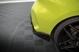 Heck Ansatz Flaps Diffusor V.1 passend für2 BMW 1er M-Paket / M135i F40 schwarz Hochglanz