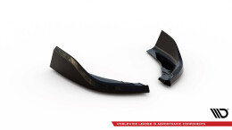 Heck Ansatz Flaps Diffusor V.1 passend für2 BMW 1er M-Paket / M135i F40 schwarz Hochglanz