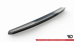 Oberer Heck Spoiler Aufsatz Abrisskante 3D für Audi Q8 / SQ8 / Q8 S-Line Mk1 schwarz Hochglanz